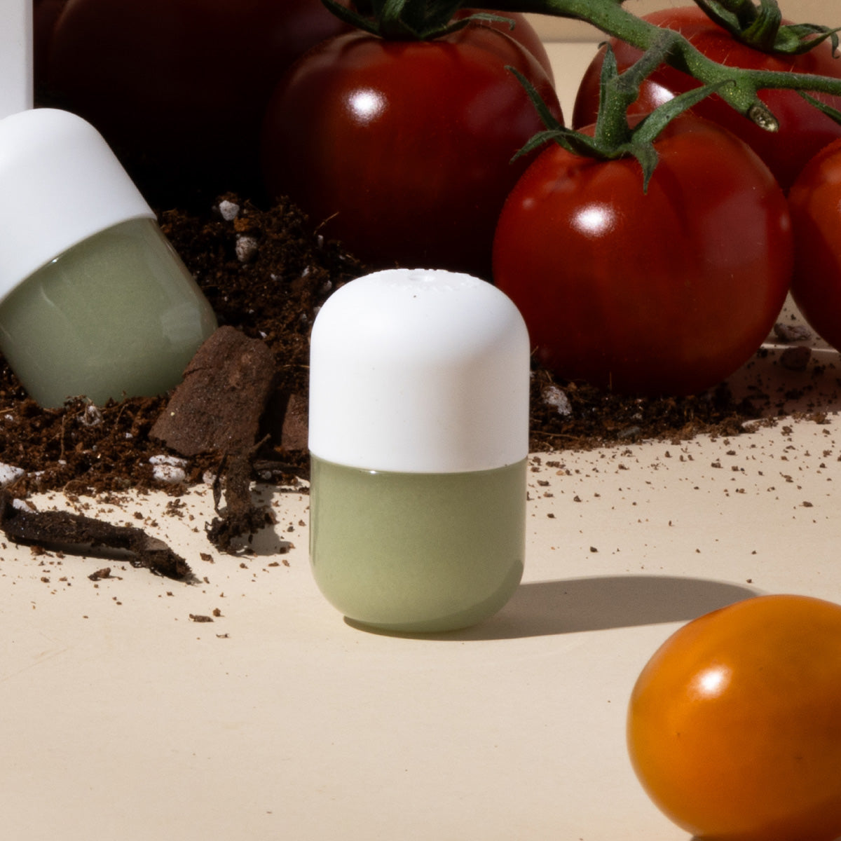 Vitamin Capsule Tomato Leaves