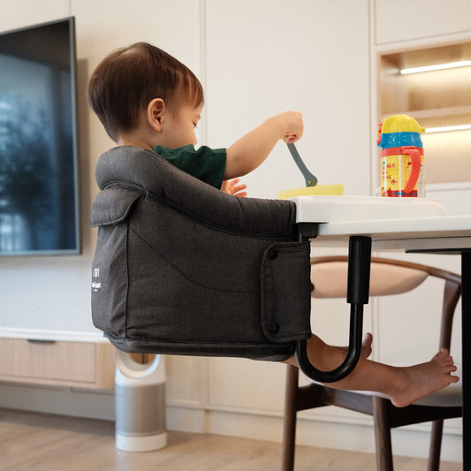 Portable Hook-On Baby Chair (Dark Grey)