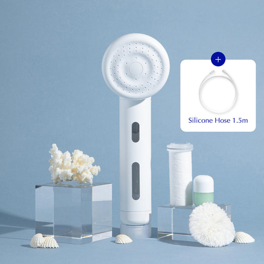 Vitamin Filtered Shower Head Trial Kit & Silicon Hose