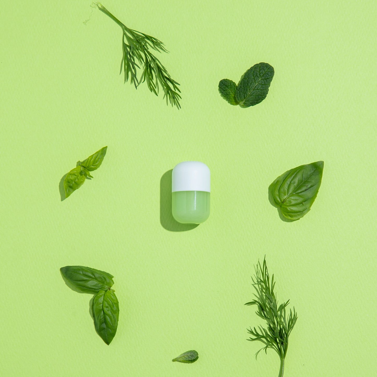 Vitamin Capsule Basil & Grass